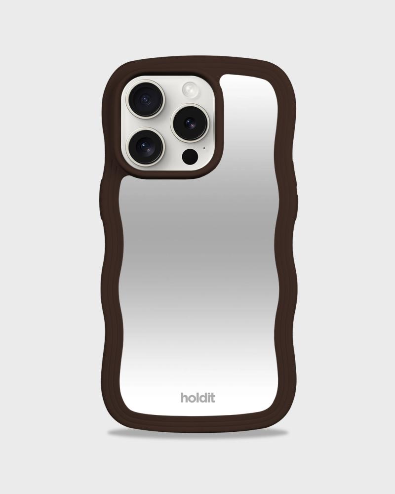 holdit holdit iPhone 12 / 12 Pro Skal Wavy Chocolate/Mirr - Teknikhallen.se