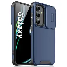  Samsung Galaxy A18 / A17 Skal Hybrid Armor CamCover Bl&aring; - Teknikhallen.se