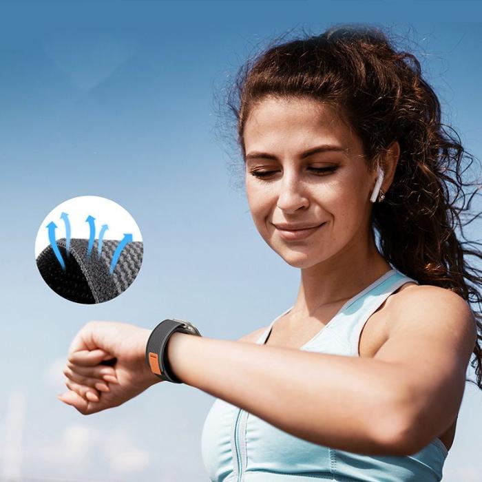Bild 3, Tech-Protect Tech-Protect Galaxy Watch 4/5/5 Pro/6/7/FE Armband Nylon - Teknikhallen.se