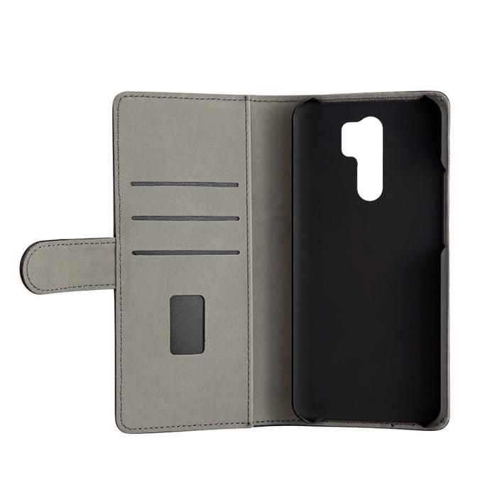 Bild 3, Gear GEAR Xiaomi Redmi 9 Fodral Läder Svart - Teknikhallen.se