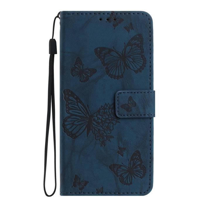 Bild 5,  Samsung Galaxy S26 Fodral Fjäril Tryck Blå - Teknikhallen.se