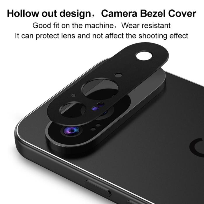 Bild 6, IMAK IMAK Google Pixel 9 Linsskydd Metall Svart - Teknikhallen.se