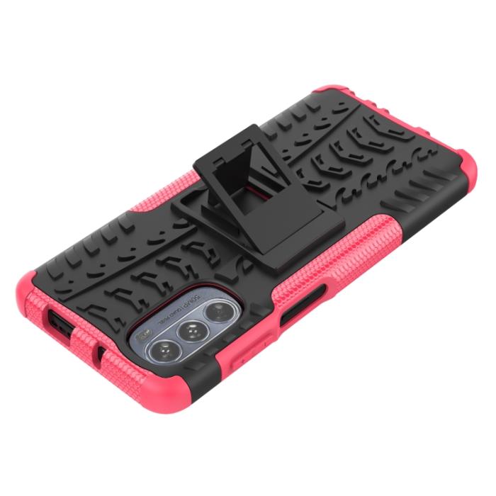 Bild 5,  Motorola Moto G62 5G Skal Ultimata Stöttåligt med Stöd Rosa - Teknikhallen.se