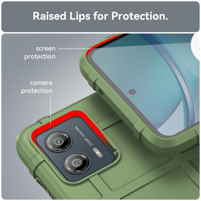 Bild 5,  Motorola Moto G53 5G Skal Robust Grön - Teknikhallen.se