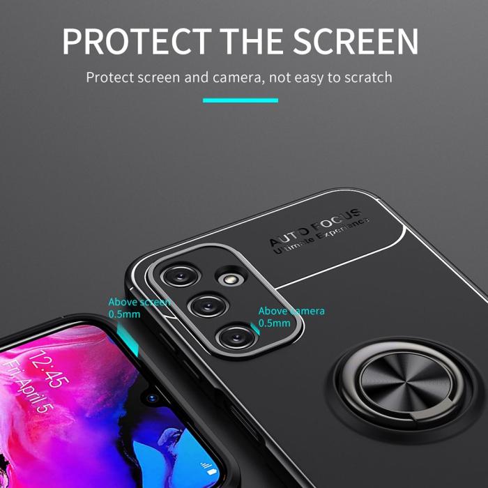 Bild 4,  Samsung Galaxy A25 5G Skal Ring Svart/Röd - Teknikhallen.se