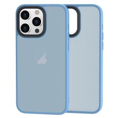  iPhone 15 Pro Skal Premium Hybrid Shield Bl&aring; - Teknikhallen.se