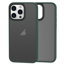  iPhone 15 Pro Skal Premium Hybrid Shield Gr&ouml;n - Teknikhallen.se