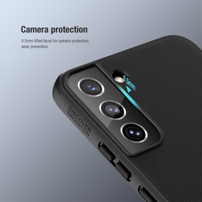 Bild 5, NILLKIN NILLKIN Samsung Galaxy S22 Skal Frosted Shield Blå - Teknikhallen.se