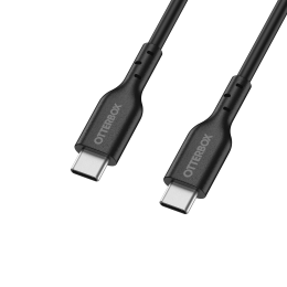OtterBox OtterBox Standard 2m USB-C - USB-C Kabel Svart - Teknikhallen.se