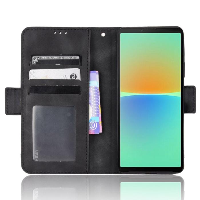 Bild 2,  Sony Xperia 10 IV Fodral Avtagbart Kortfodral Svart - Teknikhallen.se