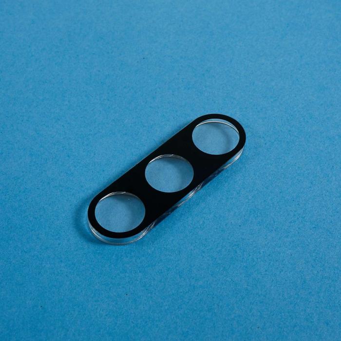 Bild 2,  Samsung Galaxy S23 / S23 Plus 2-PACK Linsskydd 3D Härdat Glas Svart - Teknikhallen.se