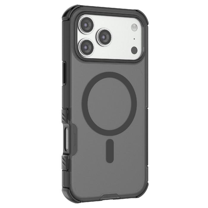 Bild 2,  iPhone 17 Pro Skal MagSafe Shockproof Hybrid Svart - Teknikhallen.se