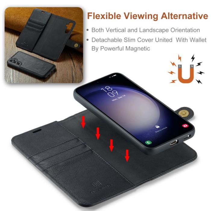 Bild 6, DG.MING DG.MING Samsung Galaxy A16 2in1 Magnet Fodral / Skal Svart - Teknikhallen.se