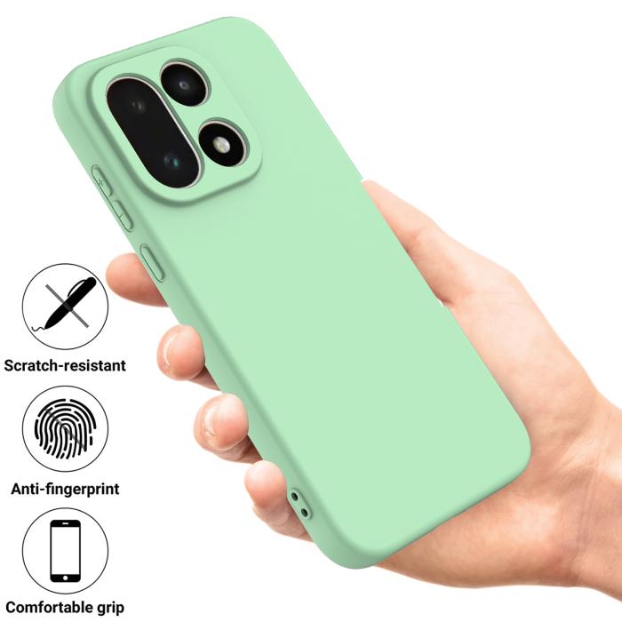 Bild 2,  OnePlus 15 Skal Liquid Silikon Grön - Teknikhallen.se
