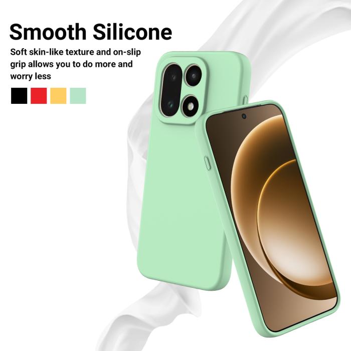 Bild 3,  OnePlus 15 Skal Liquid Silikon Grön - Teknikhallen.se