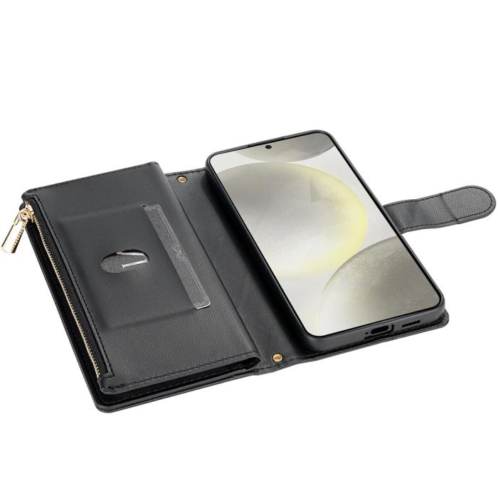Bild 4,  Samsung Galaxy S26 Ultra Fodral Rhombus Läder Svart - Teknikhallen.se