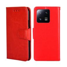 Xiaomi 13 Pro 5G Fodral Solid L&auml;der R&ouml;d - Teknikhallen.se