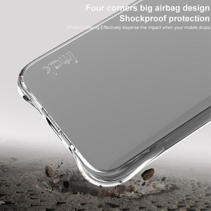 Bild 5, IMAK IMAK Samsung Galaxy S24 FE Skal TPU Shockproof Tonad Svart - Teknikhallen.se