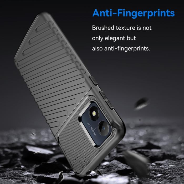 Bild 2,  Motorola Moto E13 Skal Twill Textur Svart - Teknikhallen.se