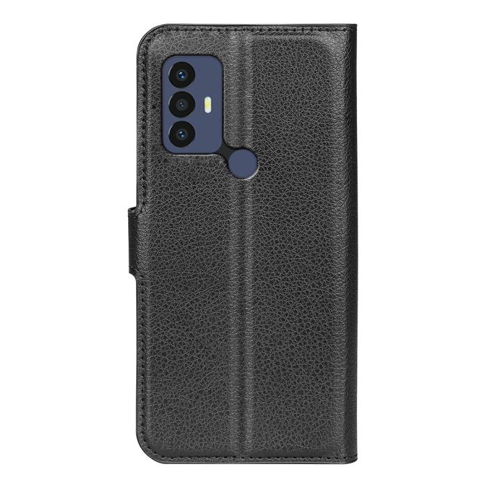 Bild 3,  TCL 305 (2022) Fodral Litchi Läder Svart - Teknikhallen.se