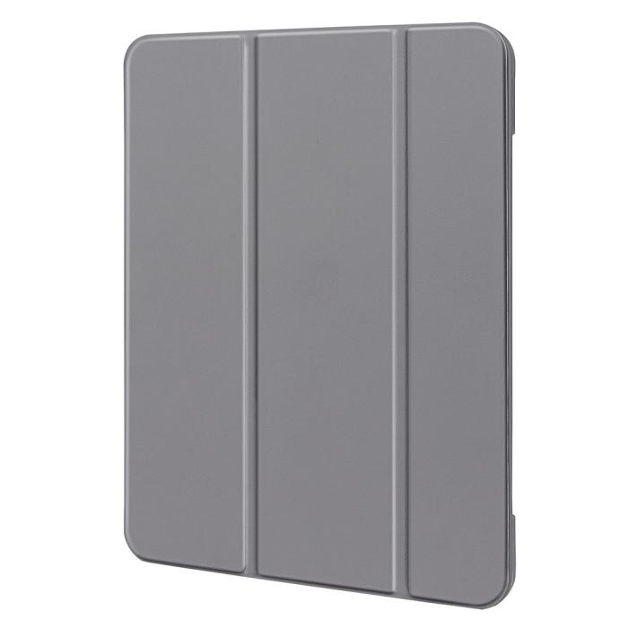 Bild 2,  iPad Mini 2024/2021 Fodral Tri-Fold Pennhållare Grå - Teknikhallen.se