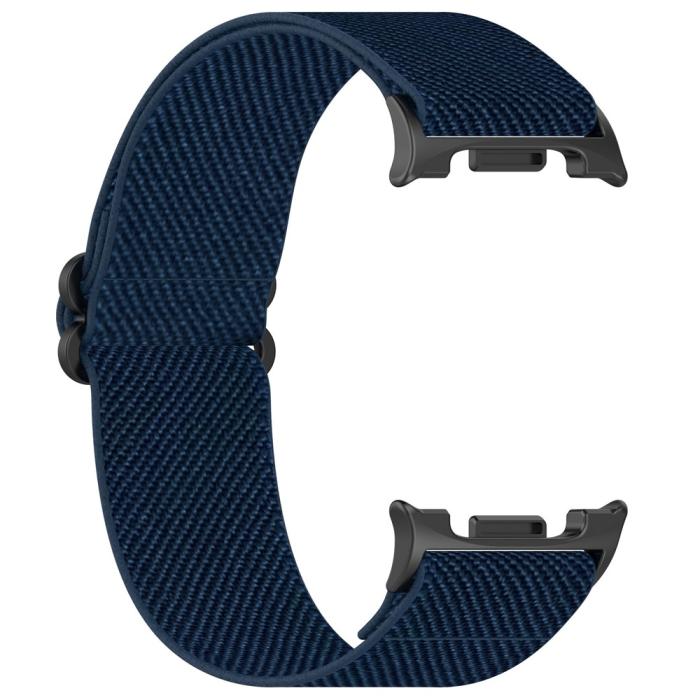 Bild 2,  Galaxy Watch 8 46/44/40 mm Armband Justerbart Nylon Mörk Blå - Teknikhallen.se