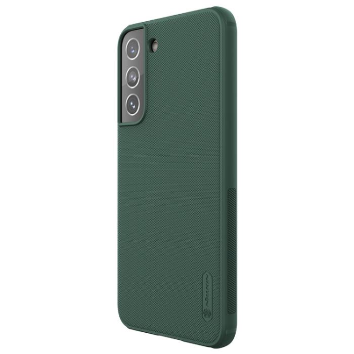 Bild 2, NILLKIN NILLKIN Samsung Galaxy S22 Skal Frosted Shield Grön - Teknikhallen.se