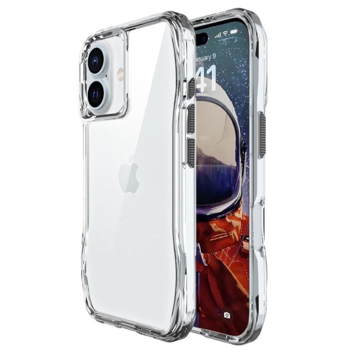 Bild 2,  iPhone 16 Skal Hybrid Transparent - Teknikhallen.se