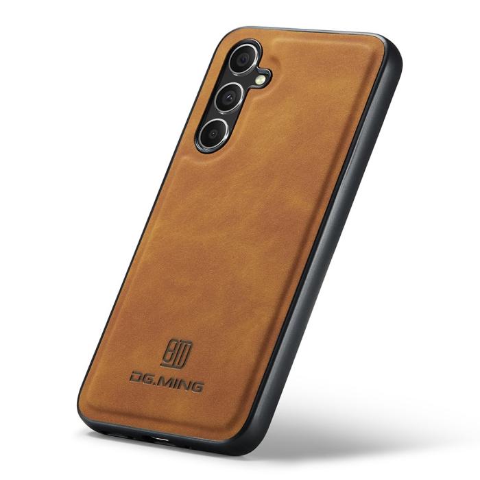 Bild 4, DG.MING DG.MING Samsung Galaxy A14 5G/4G Skal Läderbelagt Brun - Teknikhallen.se