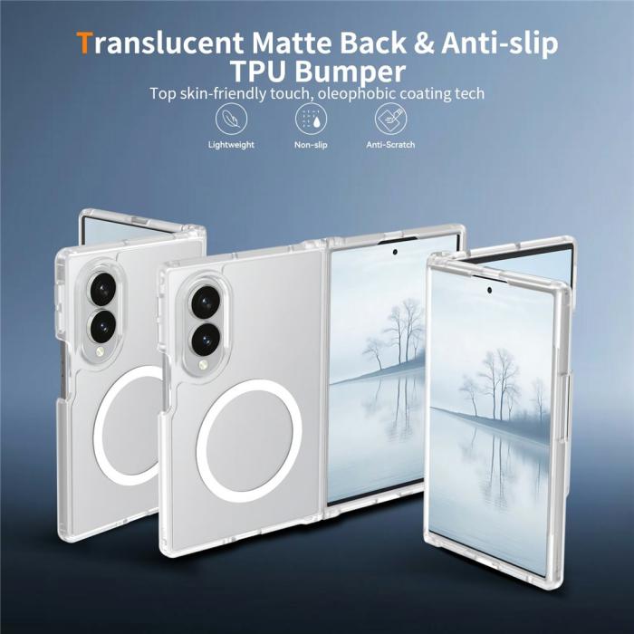 Bild 2,  Samsung Galaxy Z Fold 8 Skal MagSafe TPU Transparent - Teknikhallen.se