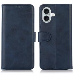  iPhone 17 Fodral Läder Blå - Teknikhallen.se