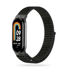 Tech-Protect Tech-Protect Xiaomi Smart Band 10/9/8 Armband Nylon Svart - Teknikhallen.se