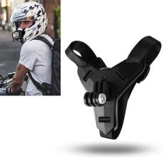 Motorcykelhj&auml;lm Hakbandsf&auml;ste F&ouml;r Actionkamera Svart - Teknikhallen.se