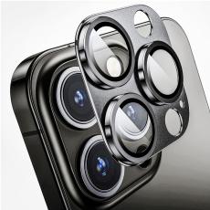 ENKAY ENKAY iPhone 15 Pro / 15 Pro Max Linsskydd Aluminium H&auml;rdat Glas - Teknikhallen.se