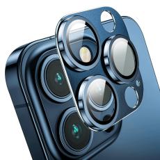 ENKAY ENKAY iPhone 15 Pro / 15 Pro Max Linsskydd Aluminium H&auml;rdat Glas - Teknikhallen.se