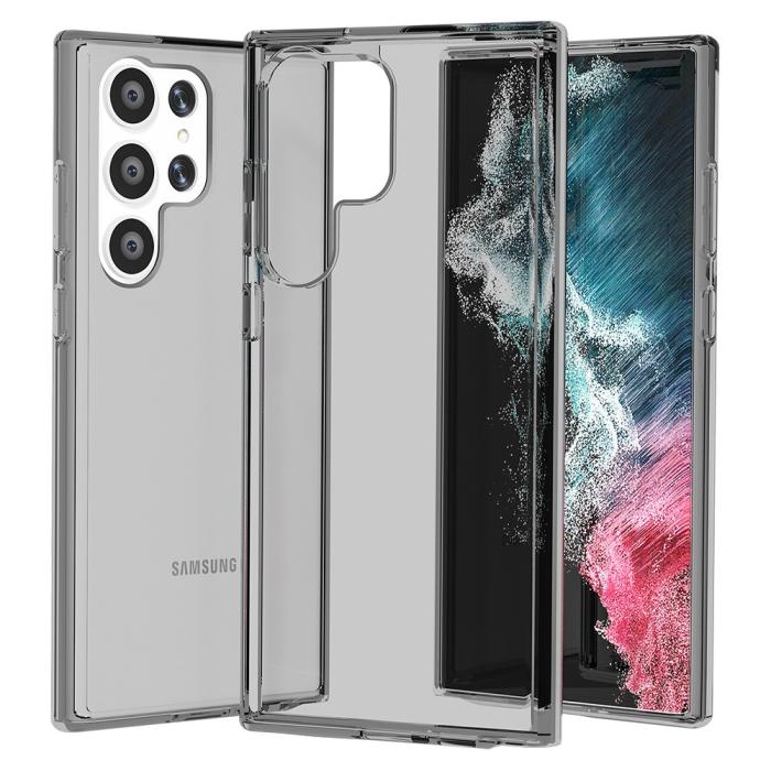 Bild 2,  Samsung Galaxy S23 Ultra Skal Shockproof Hybrid Grå - Teknikhallen.se
