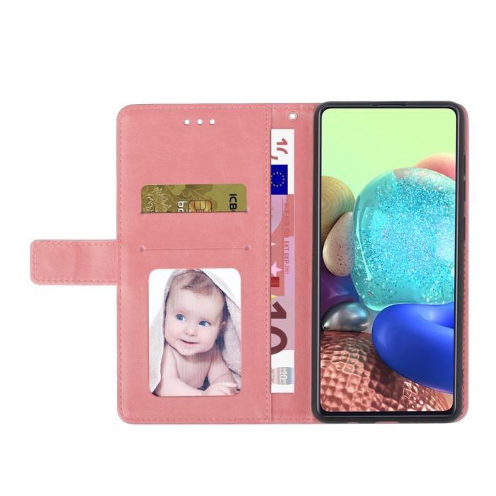 Bild 2,  Motorola Edge 30 Fusion 5G Fodral Y-Shape Läder Roséguld - Teknikhallen.se