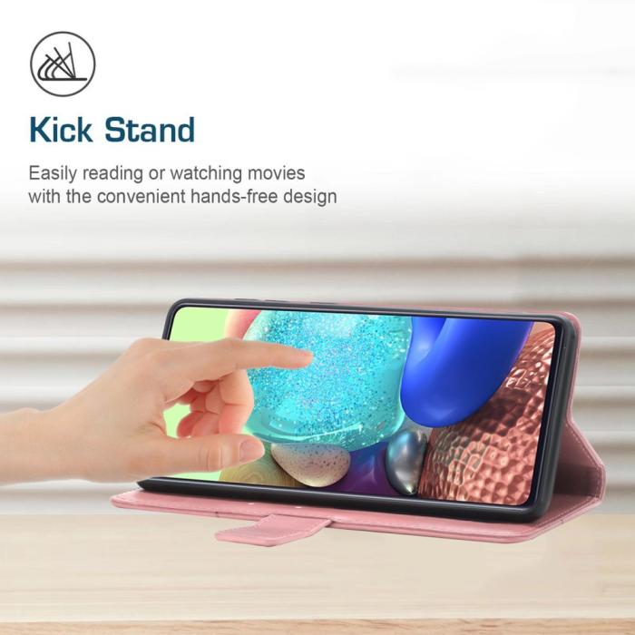Bild 3,  Motorola Edge 30 Fusion 5G Fodral Y-Shape Läder Roséguld - Teknikhallen.se