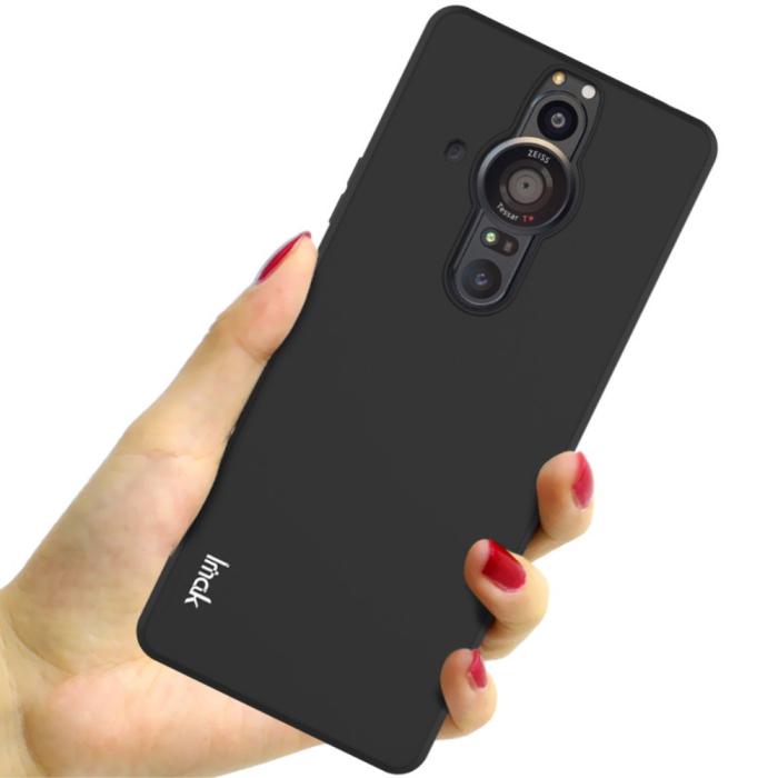 Bild 5, IMAK IMAK Sony Xperia Pro-I Skal TPU Matt Finish Svart - Teknikhallen.se
