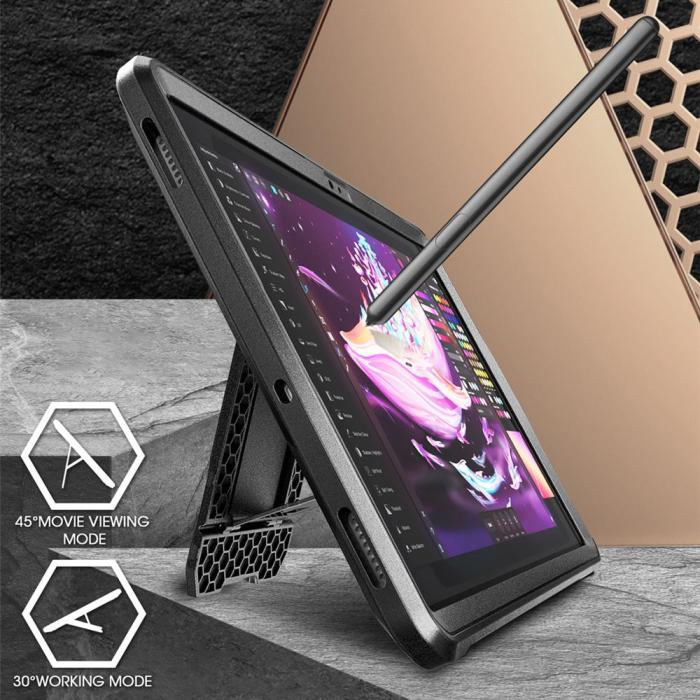 Bild 2, Supcase Supcase Galaxy Tab 10 FE Plus Skal Unicorn Beetle Pro Svart - Teknikhallen.se