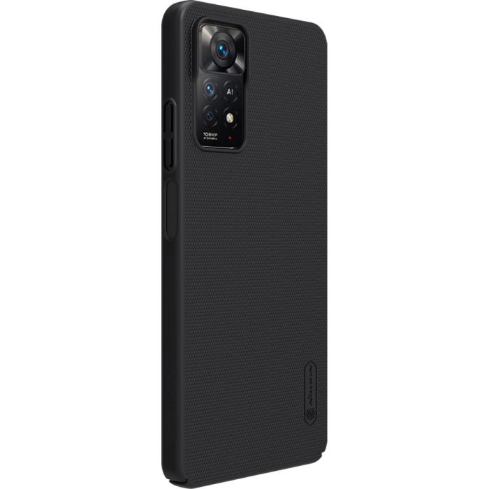 Bild 4, NILLKIN NILLKIN Xiaomi Redmi Note 11 Pro 5G Skal Frosted Shield Svart - Teknikhallen.se