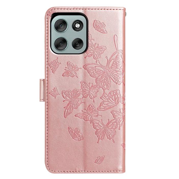 Bild 5,  Motorola Moto G56 5G Fodral Fjäril Tryck Roséguld - Teknikhallen.se