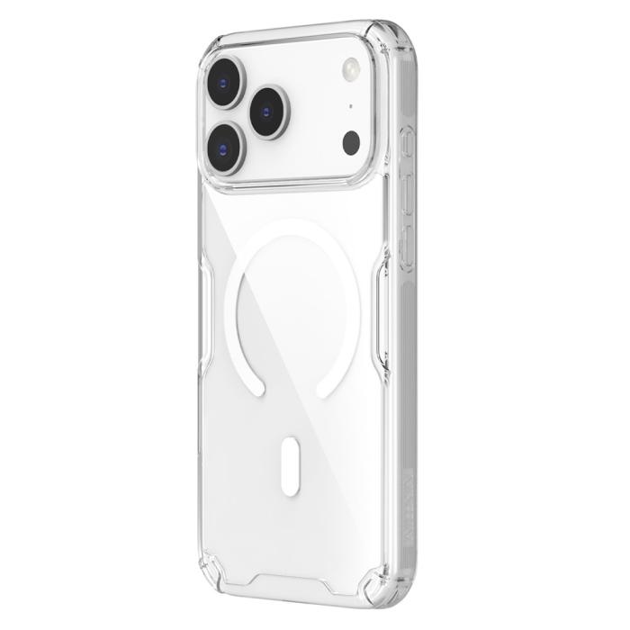 Bild 2, NILLKIN NILLKIN iPhone 17 Pro Max Skal MagSafe Nature Pro Transparent - Teknikhallen.se