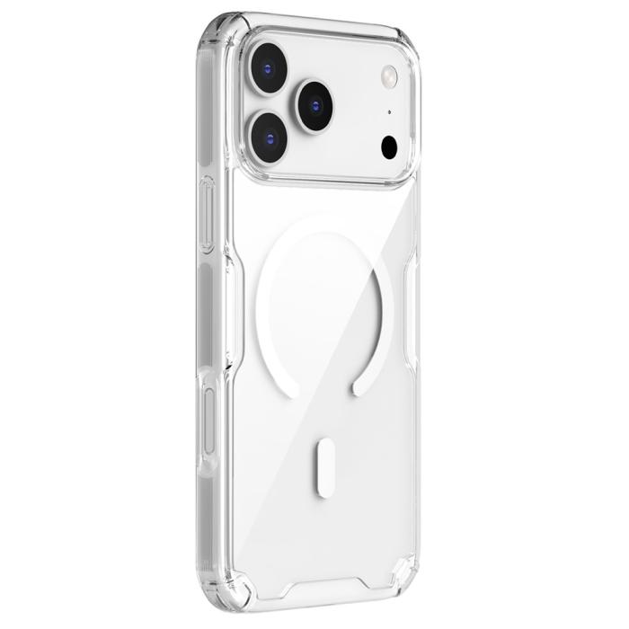 Bild 3, NILLKIN NILLKIN iPhone 17 Pro Max Skal MagSafe Nature Pro Transparent - Teknikhallen.se
