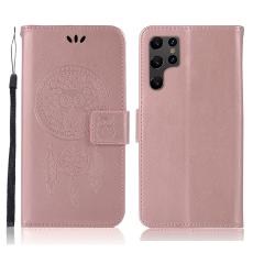  Samsung Galaxy S22 Ultra Fodral Owl Dreamcatcher Ros&eacute;guld - Teknikhallen.se