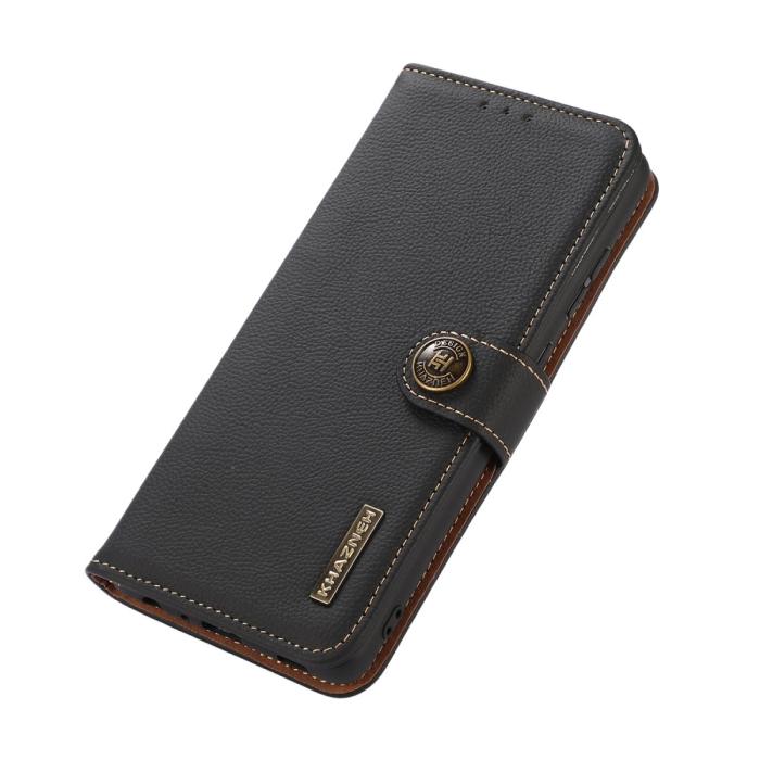 Bild 5, KHAZNEH KHAZNEH Samsung Galaxy S25 Ultra Fodral Äkta Läder Svart - Teknikhallen.se