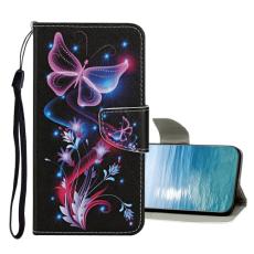  Xiaomi Redmi 10C Fodral Med Tryck Fluorescent Fj&auml;ril - Teknikhallen.se