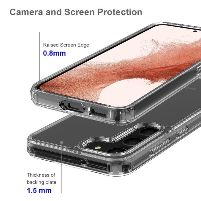 Bild 3,  Samsung Galaxy S23 Plus Skal Akryl/TPU Transparent - Teknikhallen.se