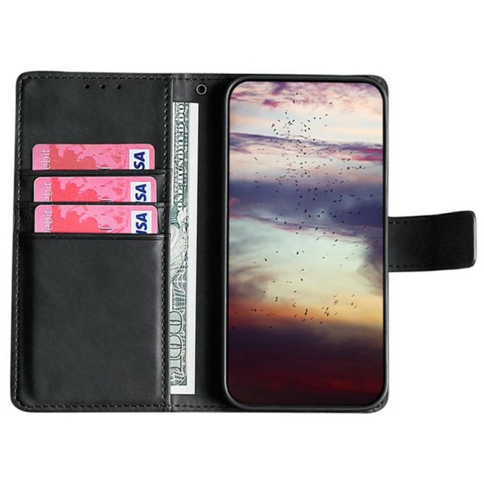 Bild 2,  Honor X5c Plus Fodral Krokodil Textur Läder Svart - Teknikhallen.se