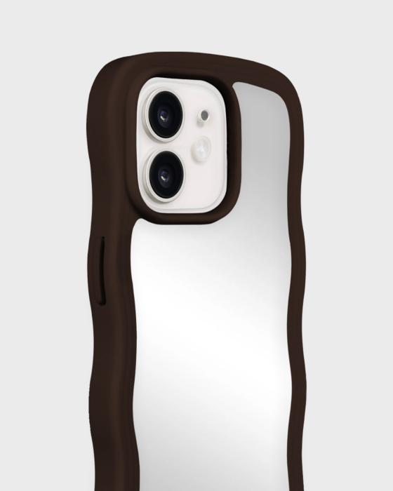 Bild 3, holdit holdit iPhone 15 / 14 / 13 Skal Wavy Chocolate/Mir - Teknikhallen.se